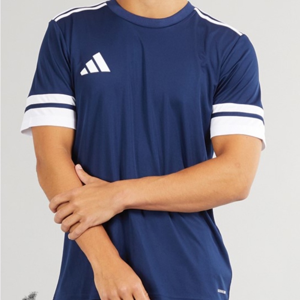 Adidas Men's Navy and White Jersey